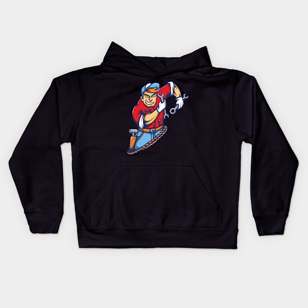 Craftsman Kids Hoodie by ShirtyLife